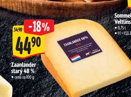   Zaanlander starý 48%   100 g