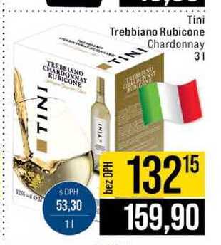 Tini Trebbiano Rubicone Chardonnay 3l