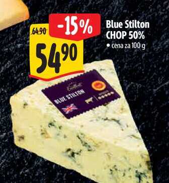   Blue Stilton CHOP 50% 100 g