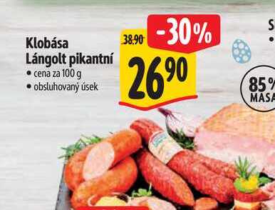 Klobása Lángolt pikantní  100 g