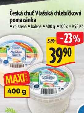 Česká chuť Vlašská chlebíčková pomazánka  400 g