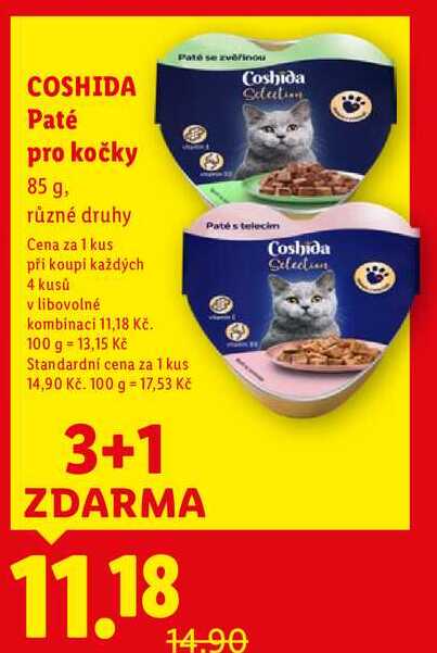 COSHIDA Paté pro kočky, 85 g