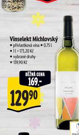 Vinselekt Michlovský 0,75 l