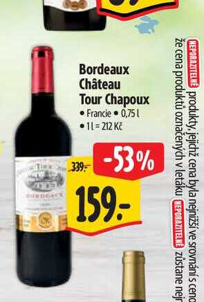  Bordeaux Château Tour Chapoux 0,75 l