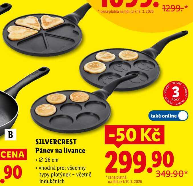 SILVERCREST Pánev na lívance