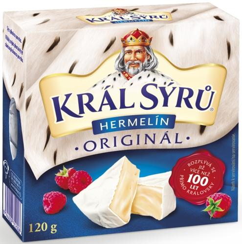 Král Sýrů Hermelín originál 120g