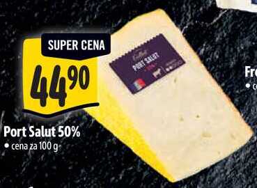 Port Salut 50%, cena za 100 g