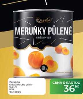 Bassta meruňky v nálevu