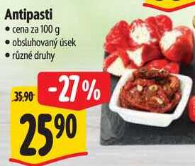 Antipasti, cena za 100 g 