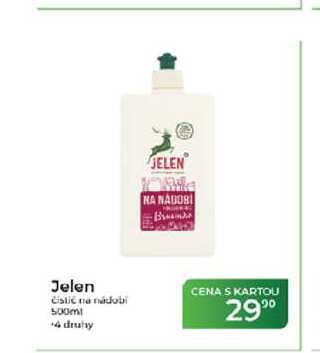 Jelen čistič na nádobí