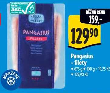 Pangasius - filety, 675 g