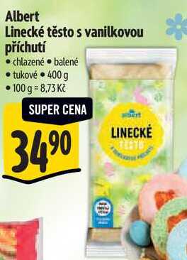 Albert Linecké těsto s vanilkovou příchutí, 400 g