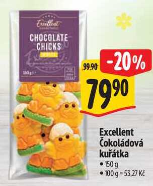 Excellent Čokoládová kuřátka, 150 g