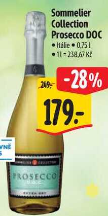 Sommelier Collection Prosecco DOC, 0,75 l