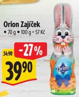 Orion Zajíček, 70 g 