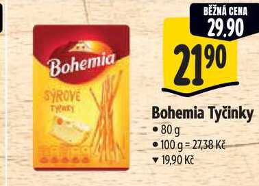 Bohemia Tyčinky, 80 g