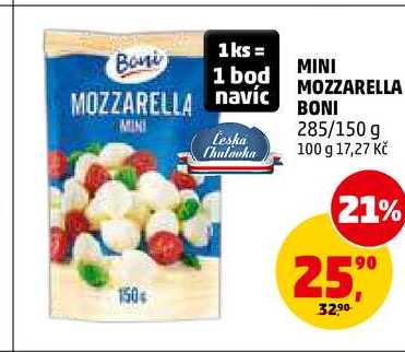 MINI MOZZARELLA BONI, 285 g