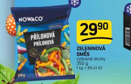 ZELENINOVÁ SMĚS vybrané druhy 350 g 