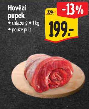 Hovězí pupek, 1 kg