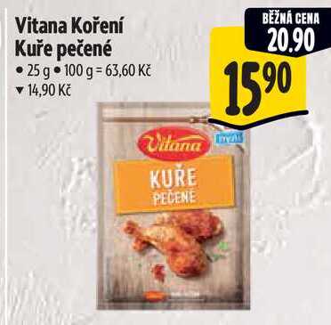 Vitana Koření Kuře pečené, 25 g