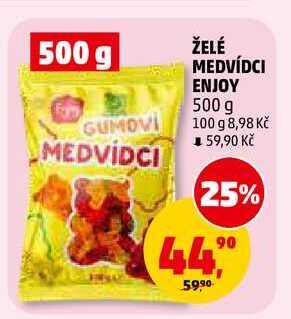 ŽELÉ MEDVÍDCI ENJOY, 500 g