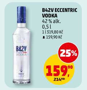 B42V ECCENTRIC VODKA, 0,5 l