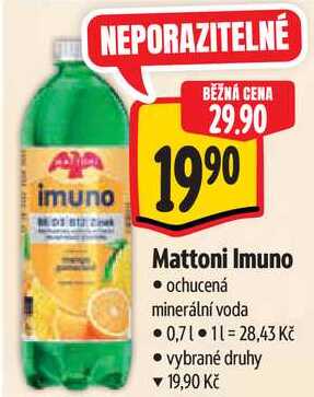 Mattoni Imuno, 0,7 l