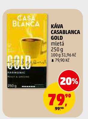 KÁVA CASABLANCA GOLD mletá, 250 g