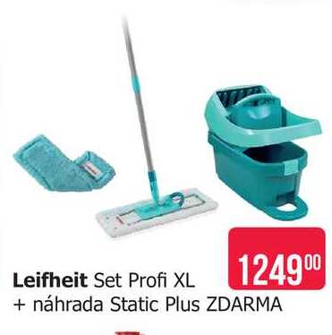 Leifheit Set Profi XL 124900 + náhrada Static Plus ZDARMA 
