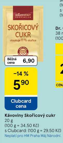 Kávoviny Skořicový cukr, 20 g