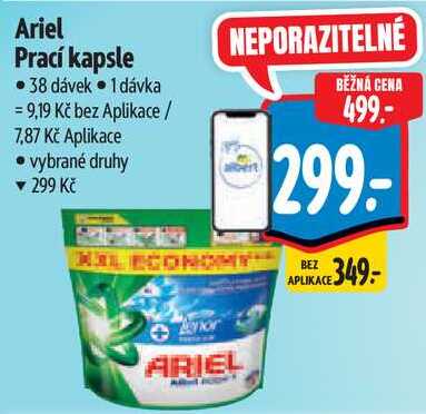 Ariel Prací kapsle, 38 dávek 
