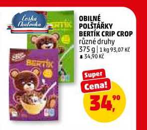 OBILNÉ POLŠTÁŘKY BERTÍK CRIP CROP, 375 g 