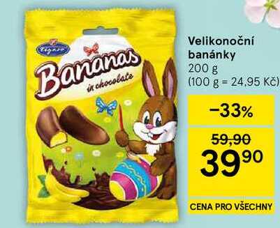 Velikonoční banánky, 200 g 