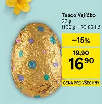Tesco Vajíčko, 22 g