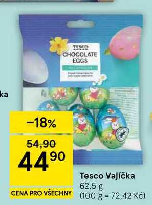 Tesco Vajíčka, 62.5 g 