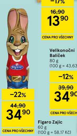 Figaro Zajíc, 60 g 