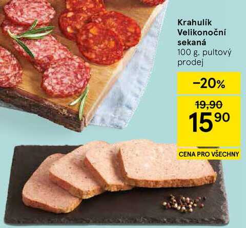 Krahulik Velikonoční sekaná, 100 g 
