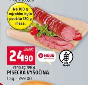 PÍSECKÁ VYSOČINA 100 g