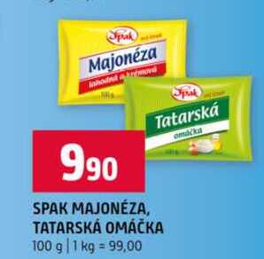 SPAK MAJONÉZA, TATARSKÁ OMÁČKA 100 g