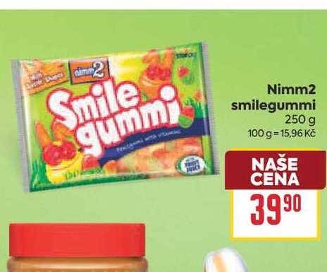 Nimm2 smilegummi 250 g 