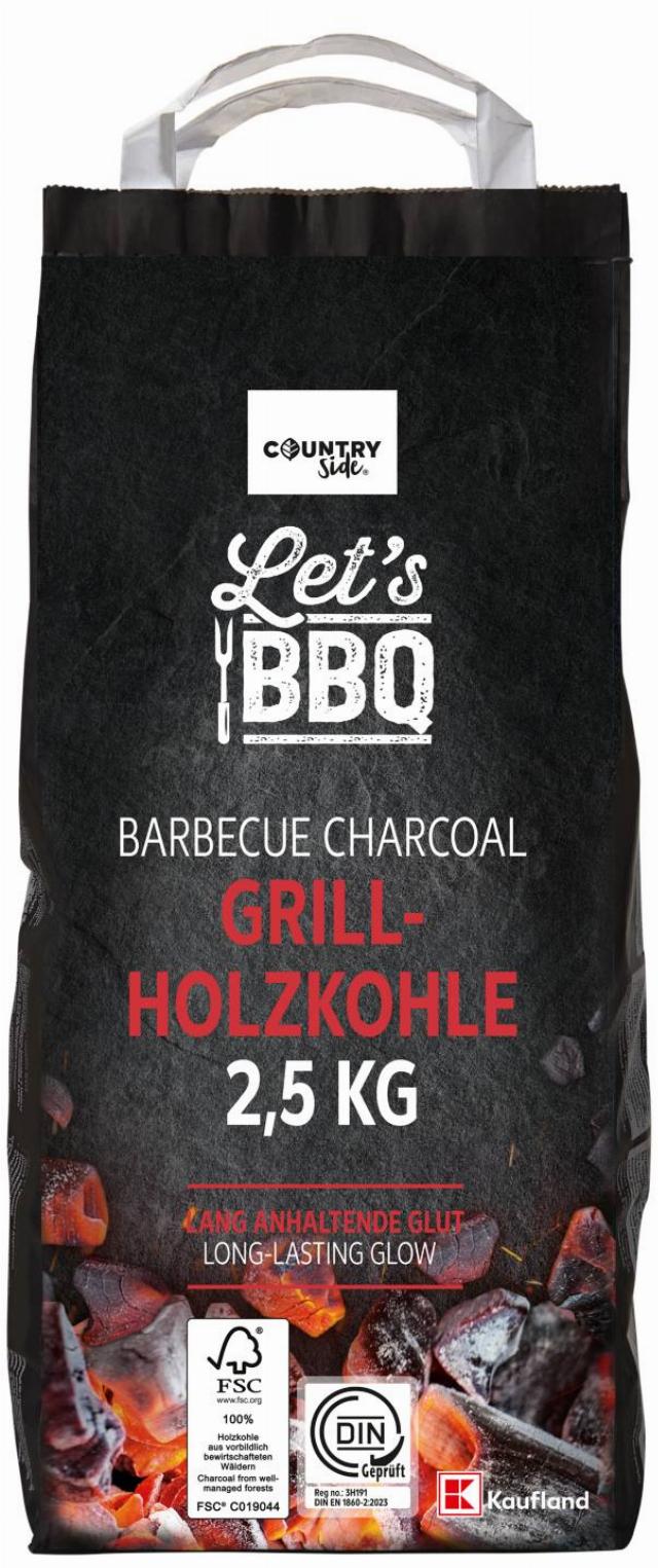 COUNTRYSIDE Dřevěné uhlí 2,5 kg