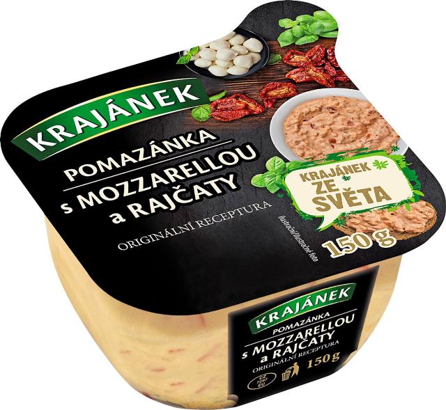 Krajánek Pomazánka s mozzarellou a rajčaty