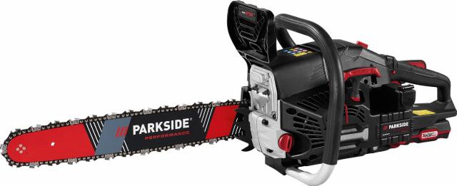 Parkside Performance Benzínová řetězová pila s elektrickým startováním