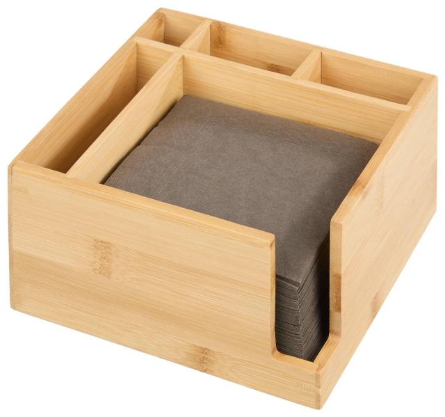 Stojan na příbory a ubrousky materiál: bambus
