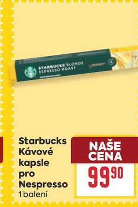 Starbucks Κávové kapsle pro Nespresso 1 balení 