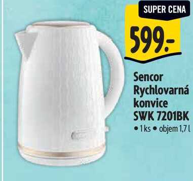 Sencor Rychlovarná konvice SWK 7201BK 