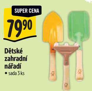 Dětské zahradní nářadí, sada 3 ks 