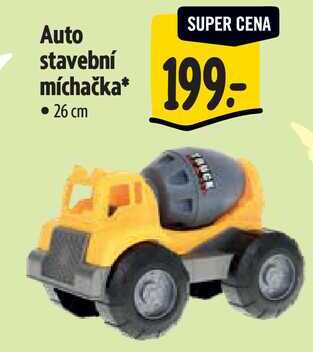Auto stavební míchačka