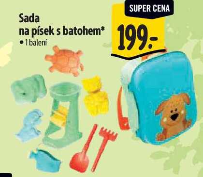Sada na písek s batohem