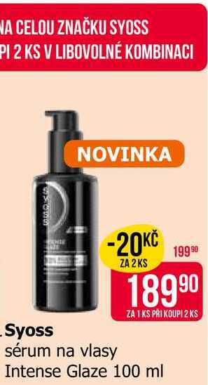 Syoss sérum na vlasy Intense Glaze 100 ml 